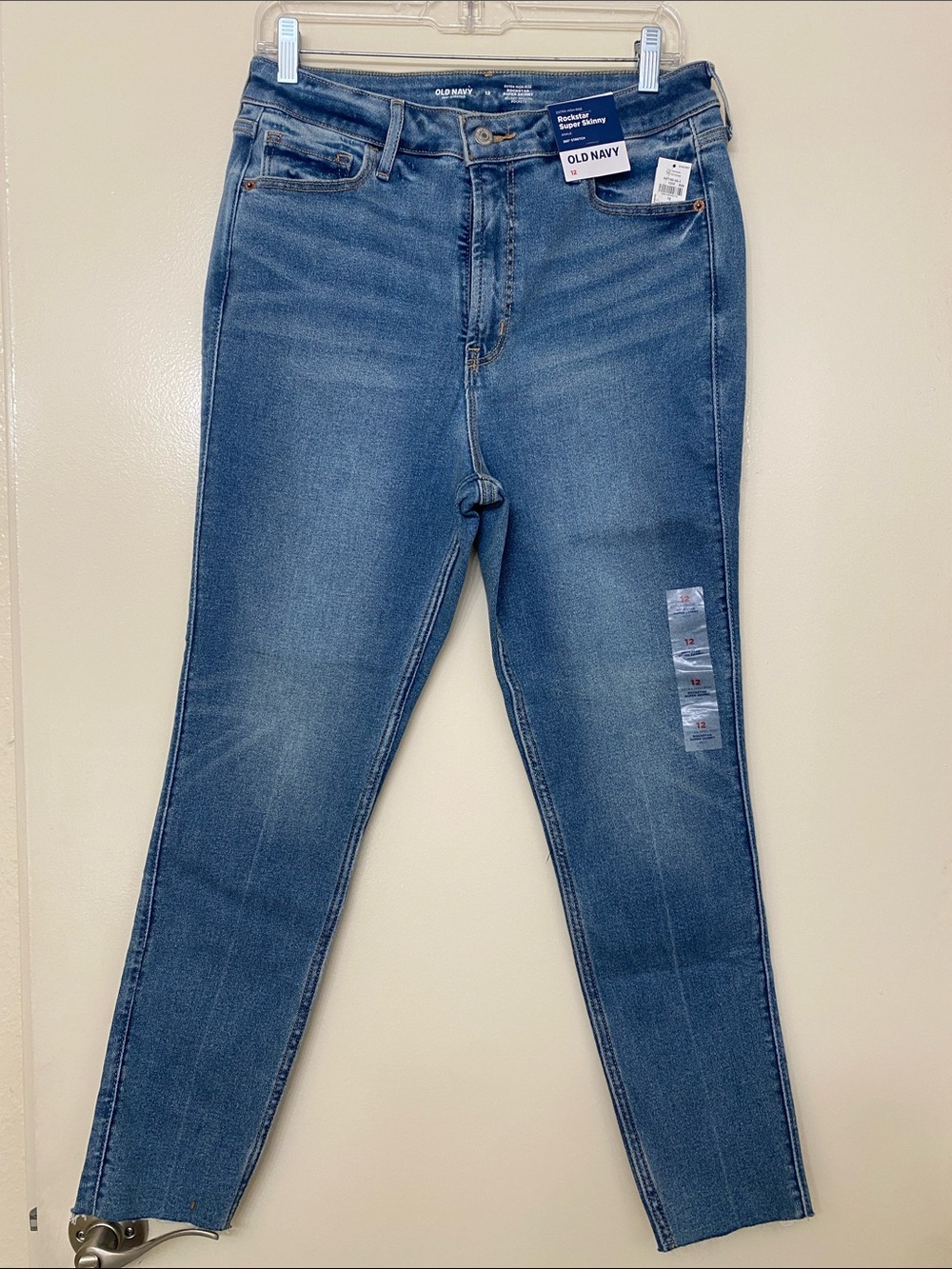 Old Navy Medium Blue High-Rise Skinny Jeans for Women